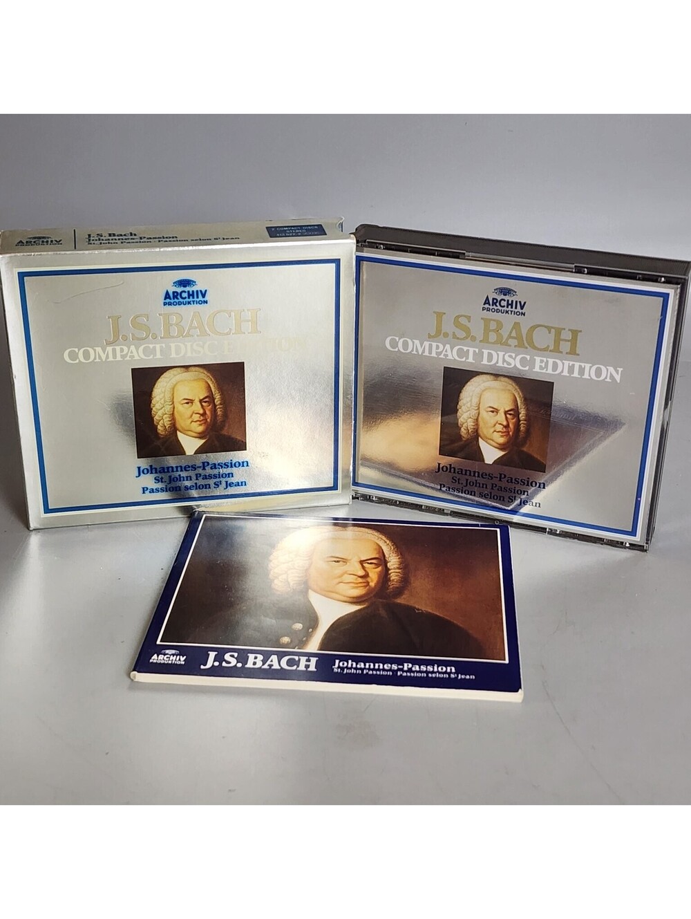 J.S. Bach Johannes-Passion St. John Passion 2xCD Archiv Produktion Karl Richter